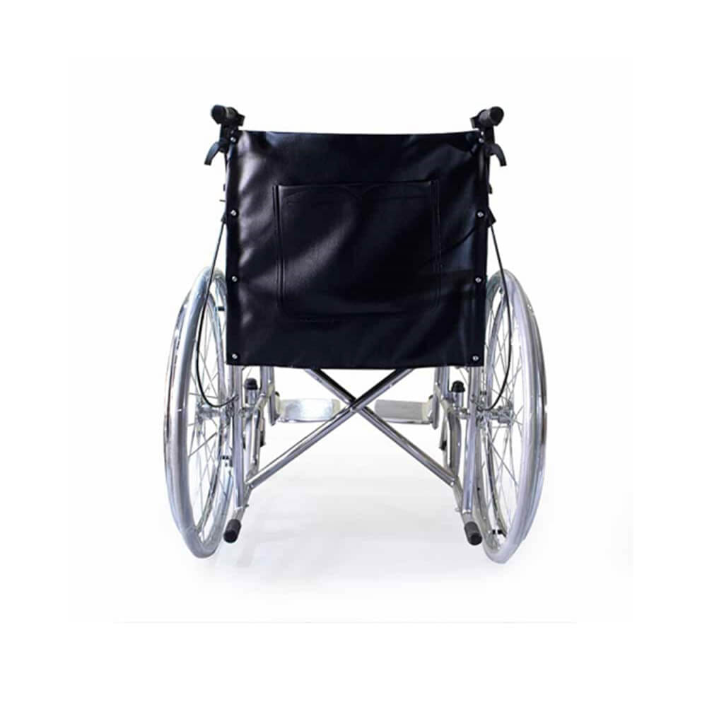 รถเข็นวีลแชร์  ELDERLIFE รุ่น HT-211H ล้อใหญ่ เหล็กชุปโครเมี่ยม_7